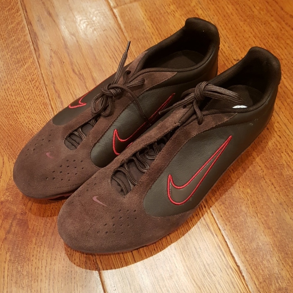 NFS Nike brown leather and suede walking shoes - Picture 3 of 5